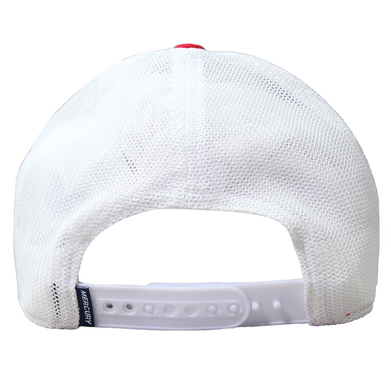 Mercury Bass Hat-Royal/Red/White Mesh