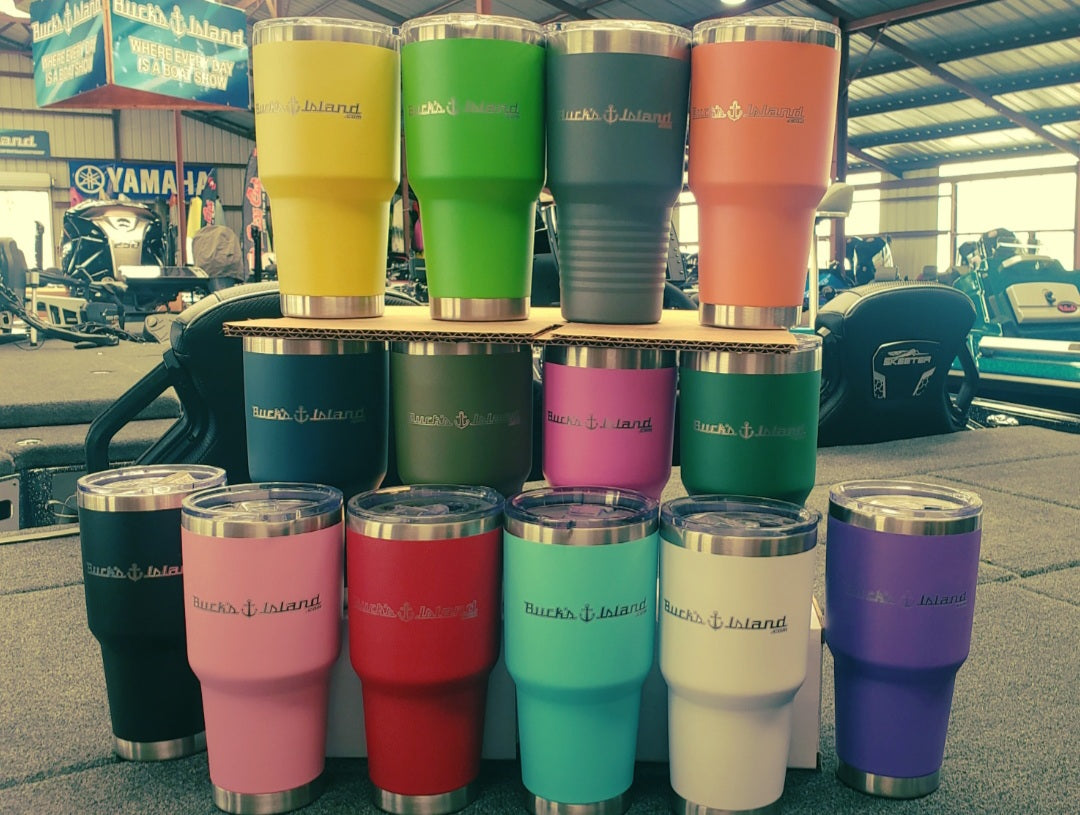 Bucks Island 30 oz.  Stainless Steel Tumbler