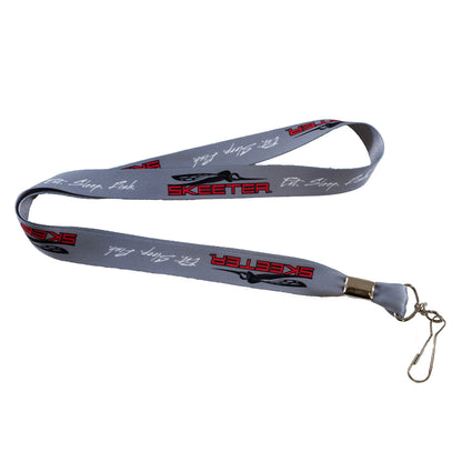 New Authentic Skeeter Lanyard Gray