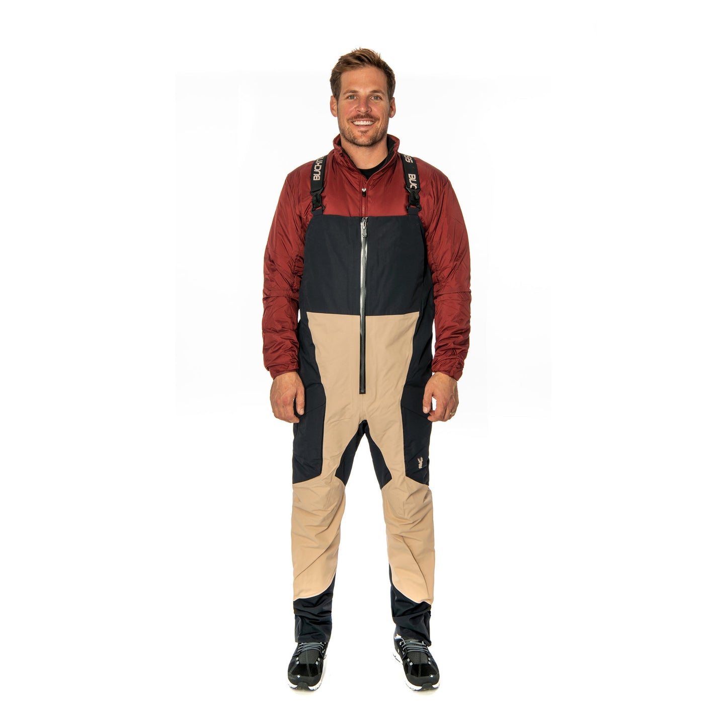 Buck N Bass Reservoir Rain Shell Bib Pant River Rock L