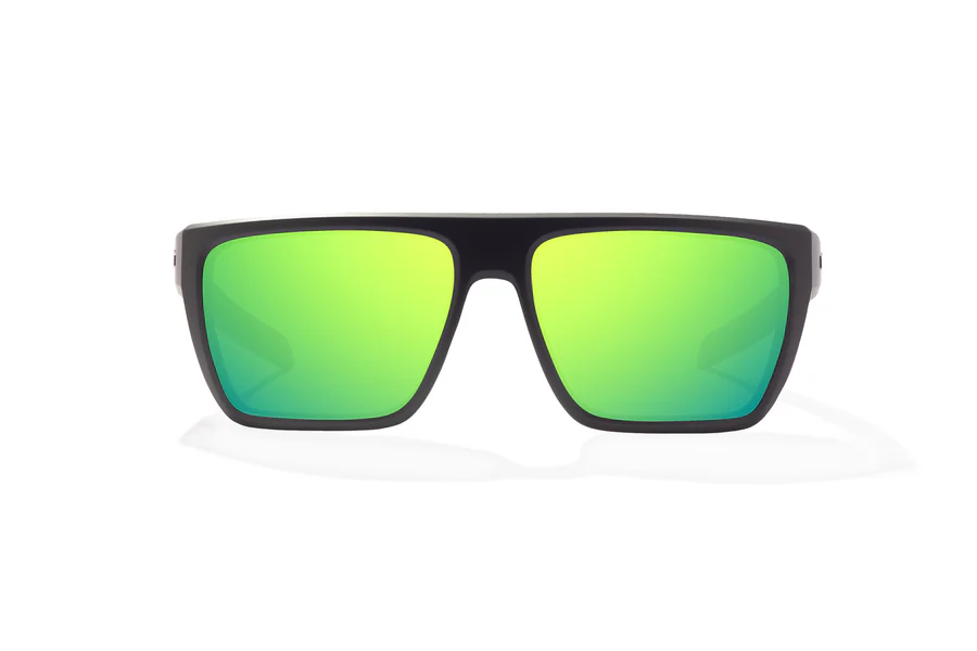 Bajio Zapata Sunglasses-XLarge-Black Matte/Green Polycarbonate