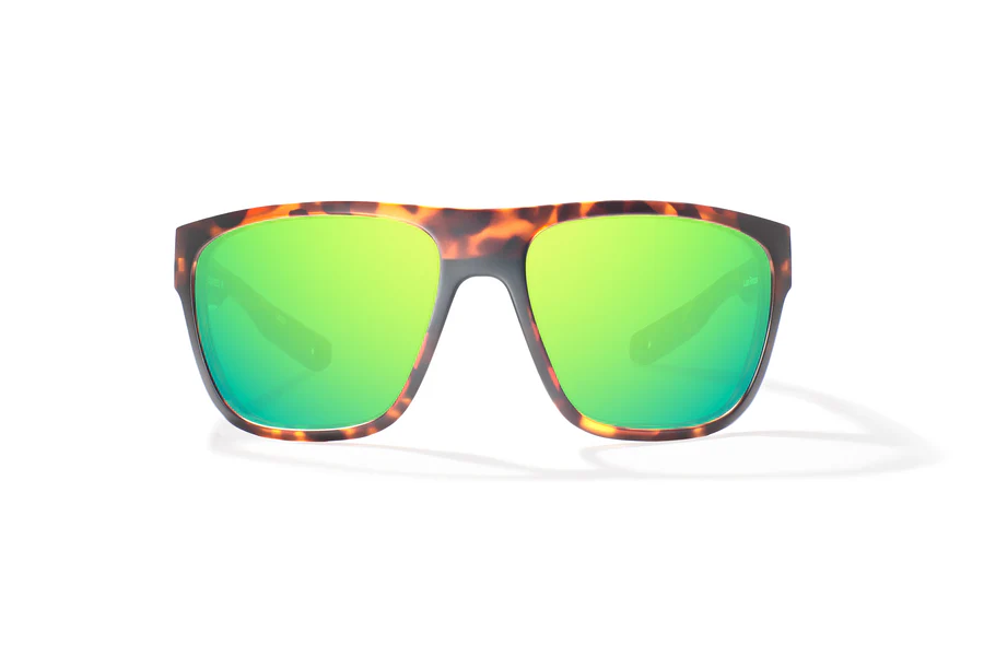 Bajio Las Rocas Sunglasses-XLarge-Brown Tortoise Matte/Green Polycarbonate