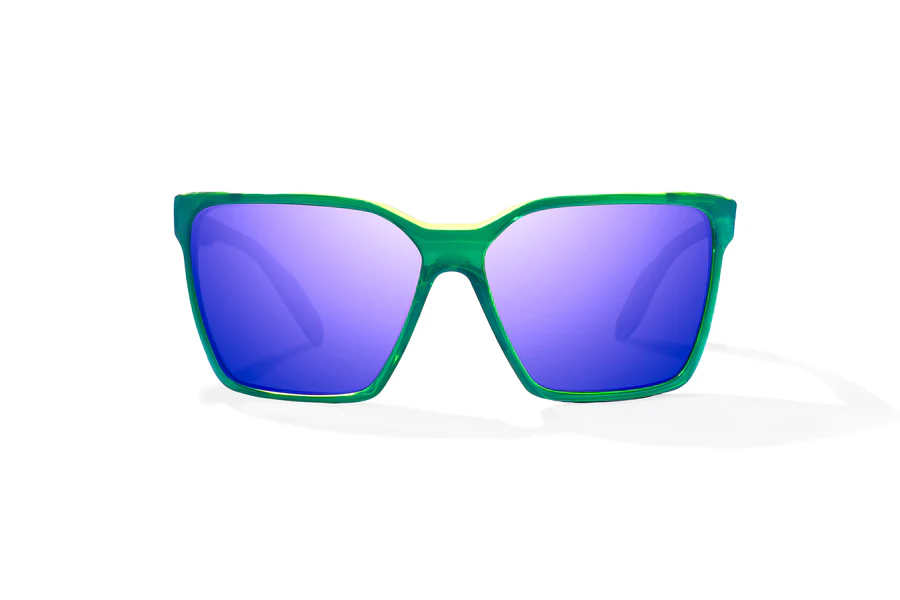 Bajio Eldora Sunglasses-Small-Green Glass Gloss/Violet Glass