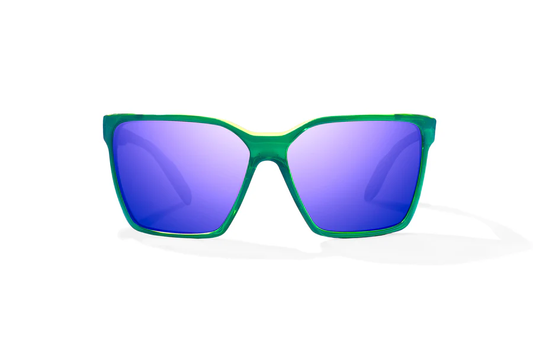 Bajio Eldora Sunglasses-Small-Green Glass Gloss/Violet Glass