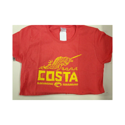 New Authentic Costa Short Sleeve Unisex T-Shirt Pez Velas Coral Medium