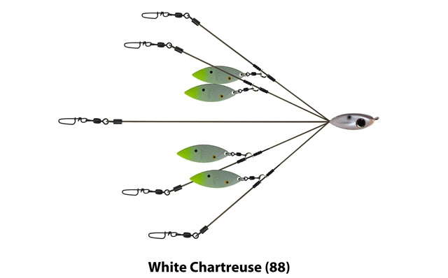 White/Chartreuse