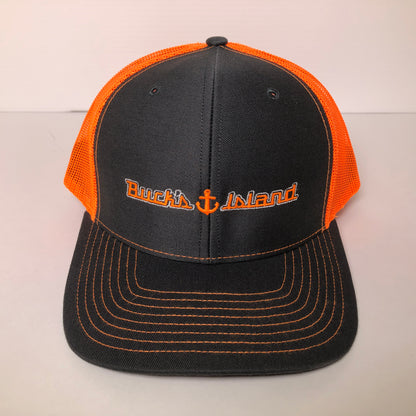 Charcoal/Neon Orange Mesh