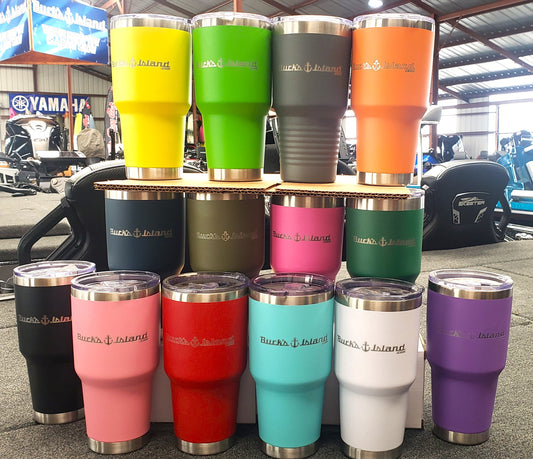 Bucks Island 30 oz.  Stainless Steel Tumbler