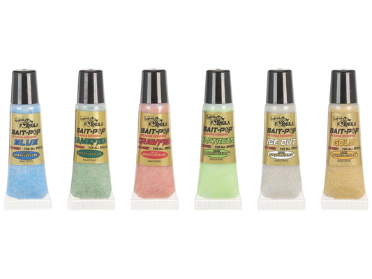 Bait-Pop Scott Martin Pro  6 Pack-Chartreuse, Gold, Crawfish, Gamefish, Blue, Ice Out