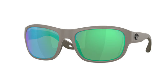 New Authentic Costa Sunglasses-Clipperton-Matte Olive Shale/Green Mirror-580G