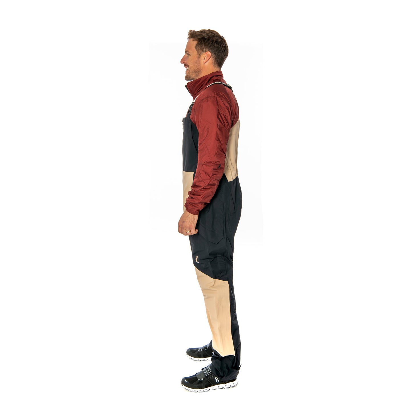 Buck N Bass Reservoir Rain Shell Bib Pant River Rock L
