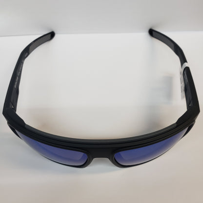 Bajio Greenland Sunglasses-Large-Black Matte/Blue Glass