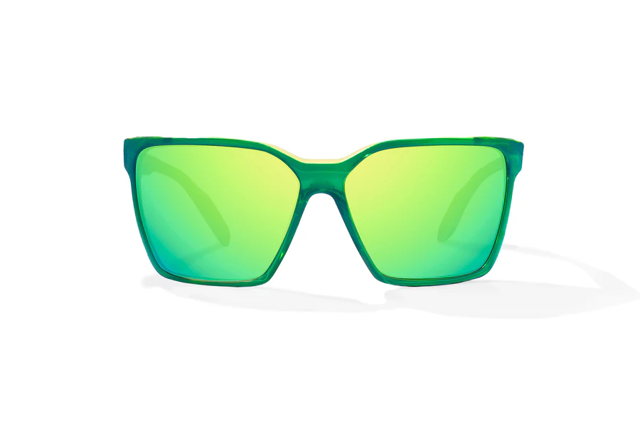 Bajio Eldora Sunglasses-Small-Green Glass Gloss/Green Glass