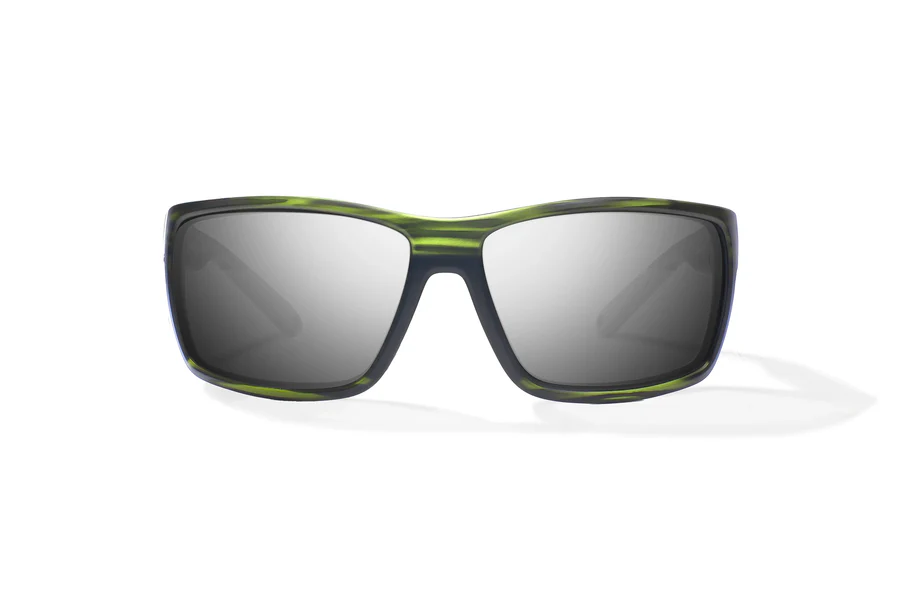 Bajio Bales Beach Sunglasses-Large-Green Grass Matte/Silver Glass