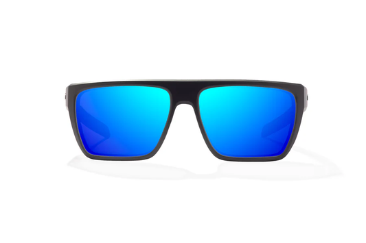 Bajio Zapata Sunglasses-XLarge-Black Matte/Blue Glass