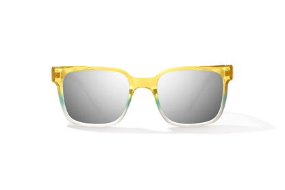 Bajio Paila Sunglasses-Large-Green Blue Sky Gloss/Silver Polycarbonate