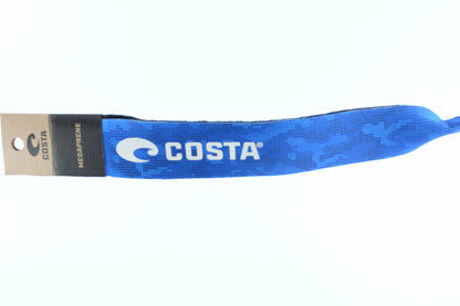 New Authentic Costa Del Mar Megaprene Retainer for Sunglasses w/Dot Matrix Blue