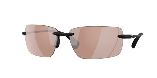 New Authentic Costa Sunglasses-Gulf Shore-Matte Black/Copper Silver Mirror-580P