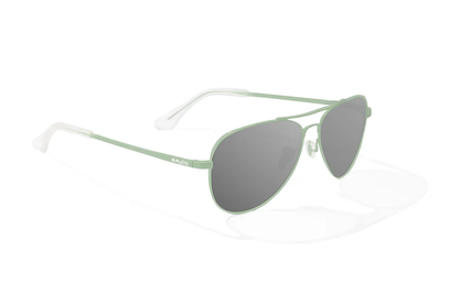 Bajio Soldado Sunglasses-Medium-Light Green Glass Matte/Gray Glass