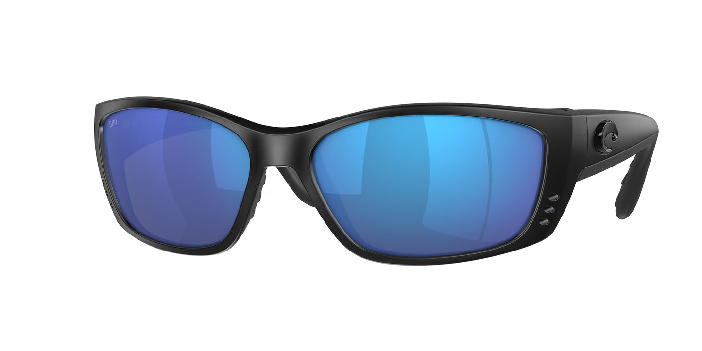 New Authentic Costa Sunglasses-Fisch 01-Blackout/Blue Mirror-580G