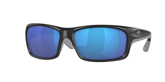 New Authentic Costa Sunglasses-Jose Pro-Matte Black/Blue Mirror-580G