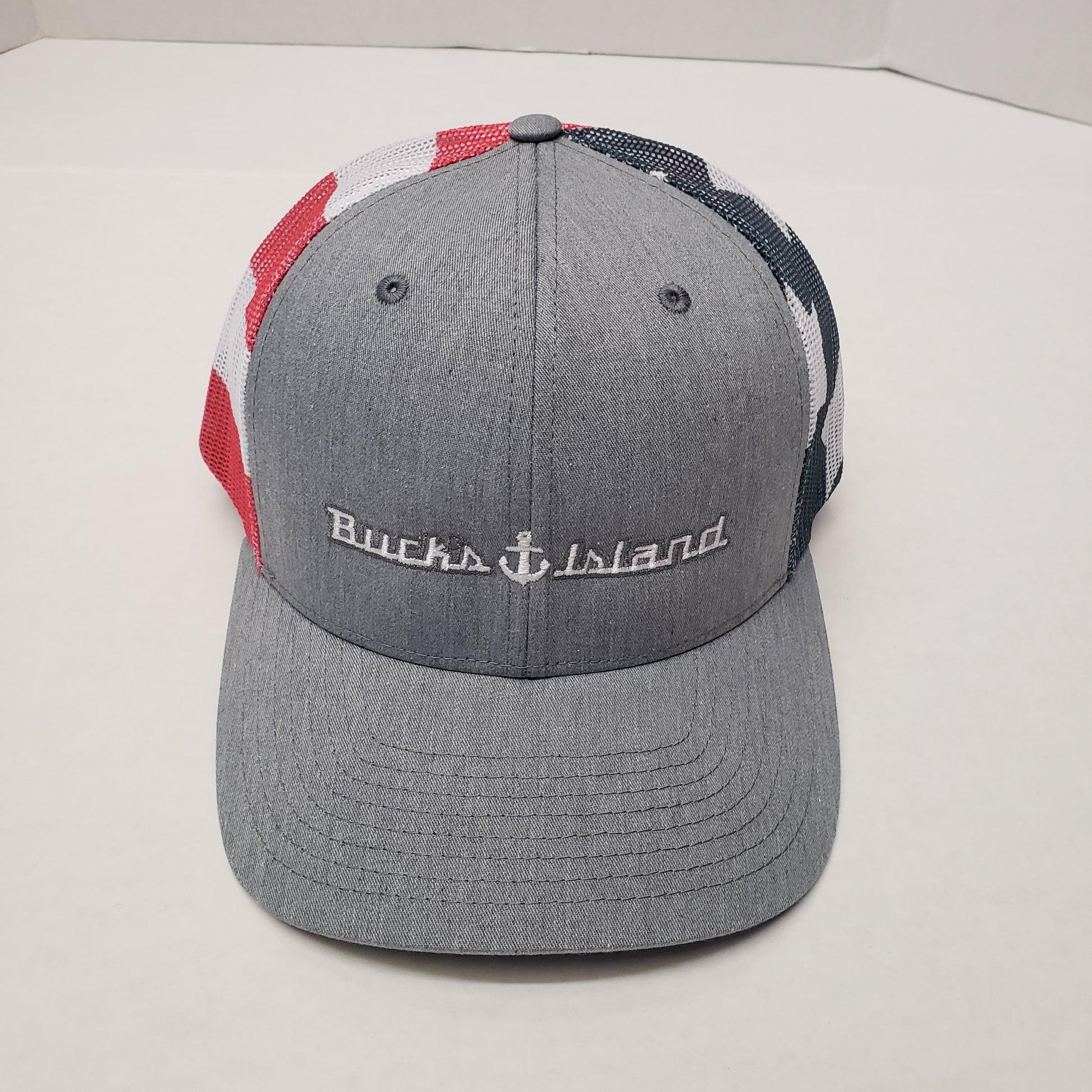 Heather Gray/Flag Mesh