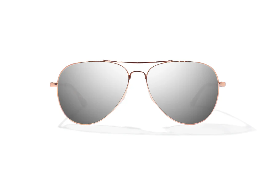 Bajio Soldado Sunglasse-Medium-Rose Gold Silver/Copper Glass