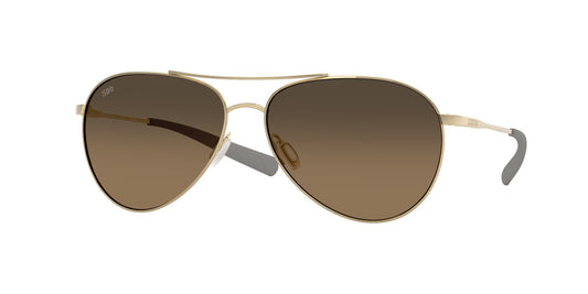 New Authentic Costa Sunglasses-Piper-Brushed Gold/Brown Gradient-580G