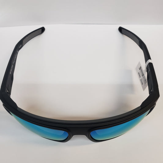 Bajio Greenland Sunglasses-Large-Black Matte/Blue Polycarbonate