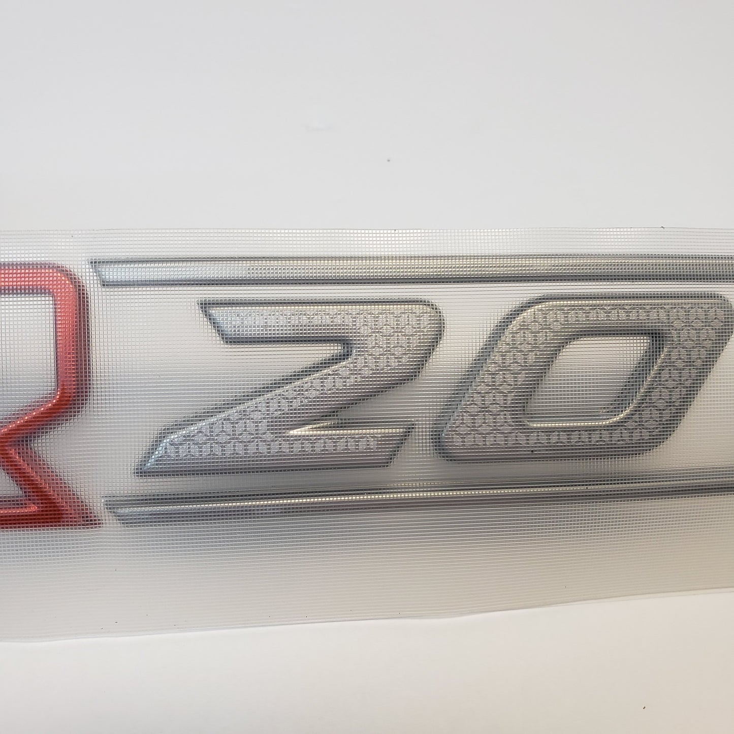 New Authentic Skeeter Factory FXR20 Emblem (Silver Grid)-91171636