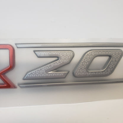 New Authentic Skeeter Factory FXR20 Emblem (Silver Grid)-91171636