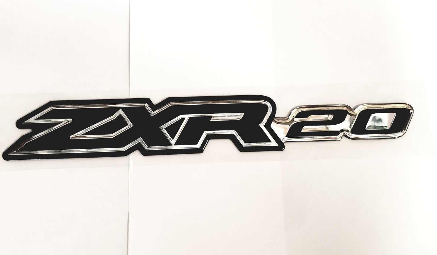 New Skeeter ZXR 20 Emblem-Black/Grid/Chrome-12.5 "