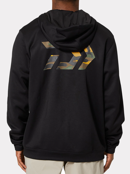 Daiwa D-Vec  Black Hoodie-D-Vec Green Camo Print