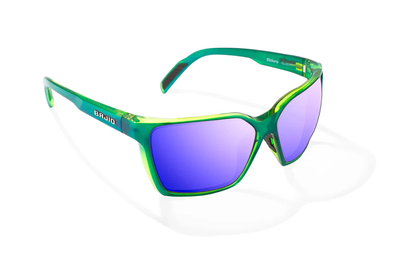Bajio Eldora Sunglasses-Small-Green Glass Gloss/Violet Glass