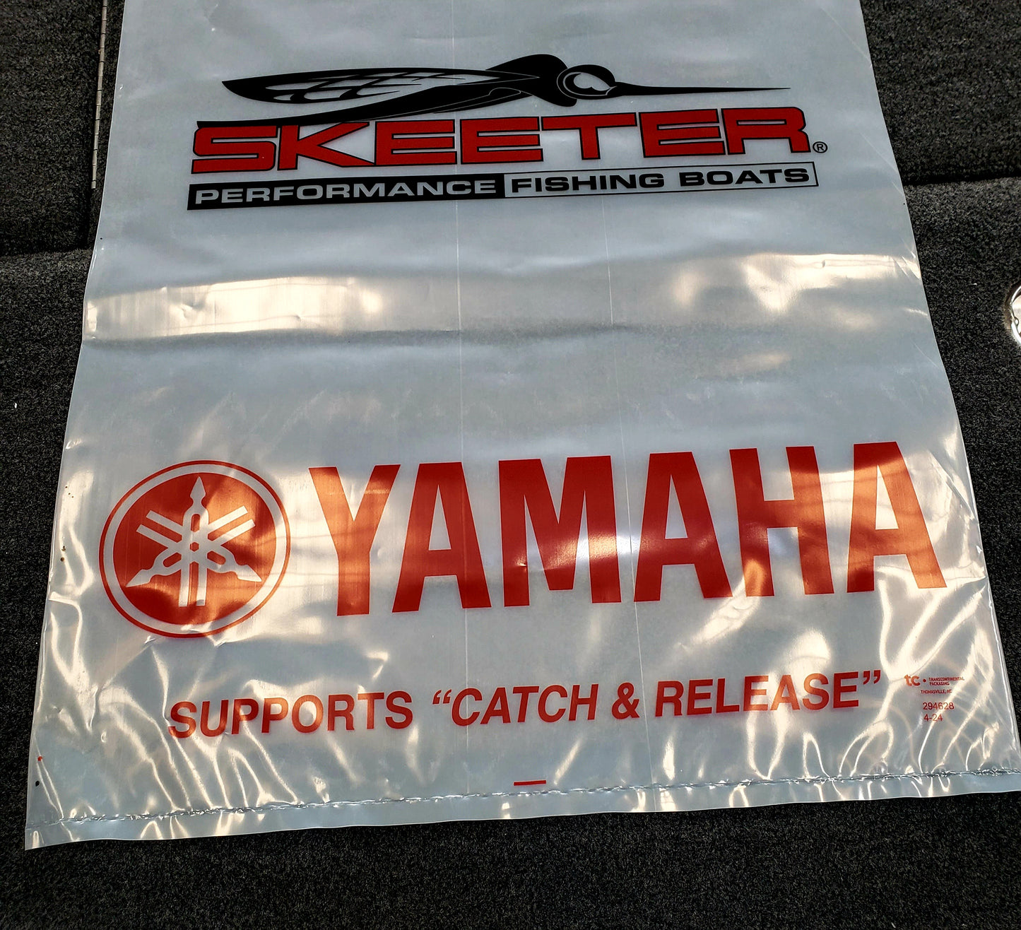 Skeeter/Yamaha Weigh Bag- 28" x 20"-  "Catch & Release"