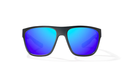 Bajio Las Rocas Sunglasses-XLarge-Black Matte/Blue Polycarbonate