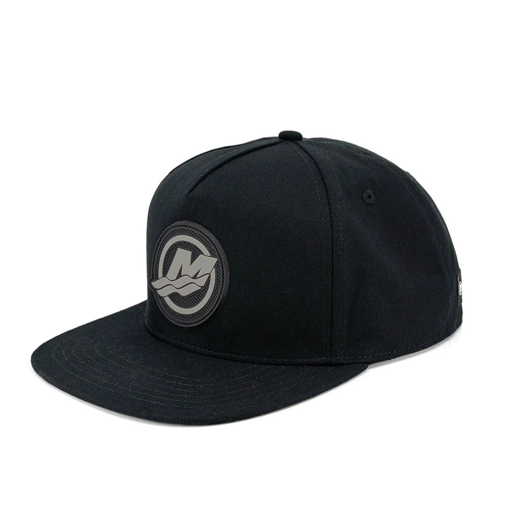 New Mercury Flat Bill Hat-Black Cloth