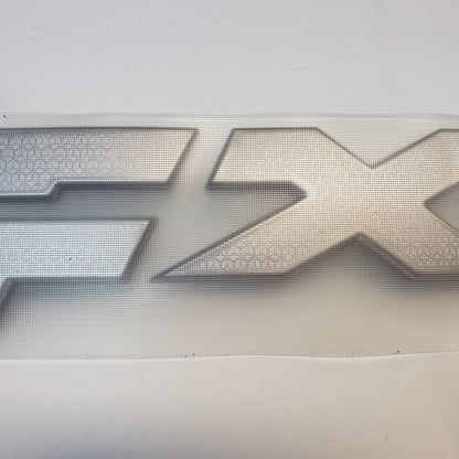 New Authentic Skeeter Factory FXR20 Emblem (Silver Grid)-91171636