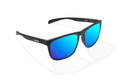 Bajio Calda Sunglasses-Small-Black Matte/Blue Glass