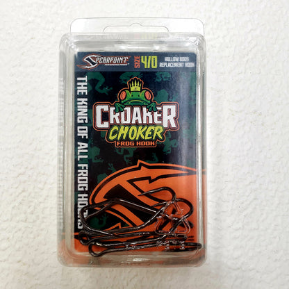 Spearpoint Croaker Choker Frog Hook 4/0-3PK
