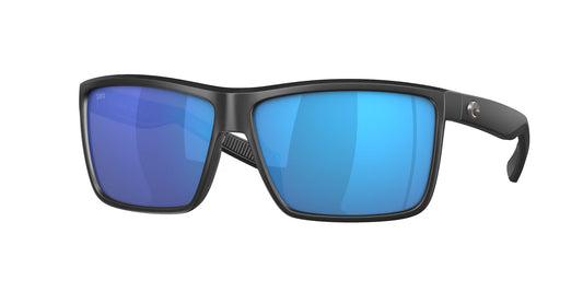 New Authentic Costa Sunglasses-Rinconcito-Matte Black/Blue Mirror-580G