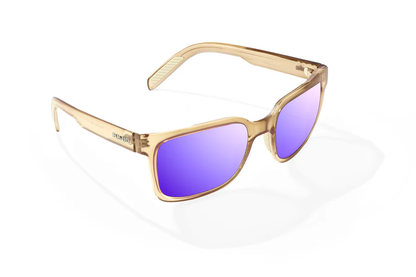 Bajio Paila Sunglasses-Large-Brown Glass Gloss/Violet Glass