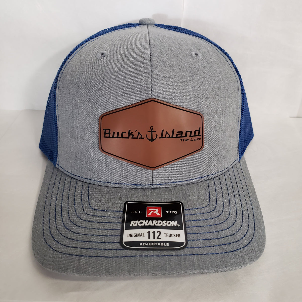Heather Gray/Royal Blue Mesh