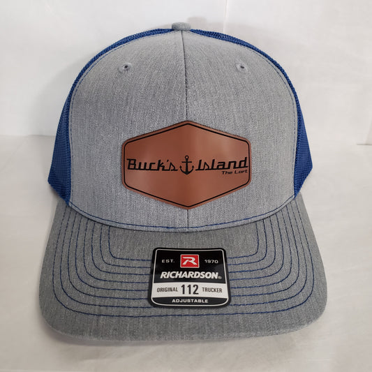 Heather Gray/Royal Blue Mesh