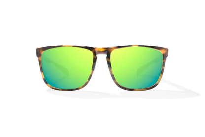 Bajio Calda Sunglasses-Small-Brown Tortoise Gloss/Green Glass