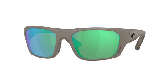 New Authentic Costa Sunglasses-Whitetip Pro-Matte Olive Shale/Green Mirror-580G