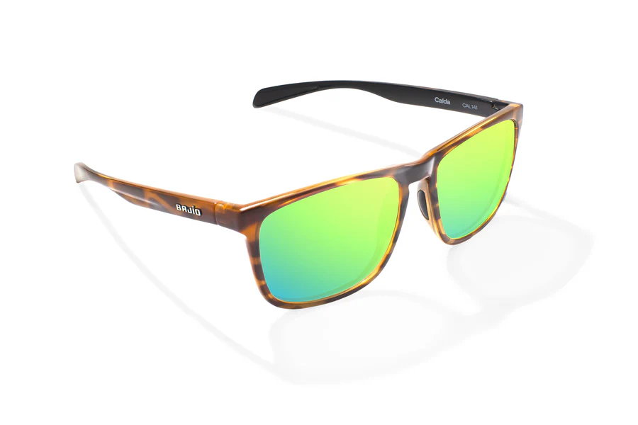 Bajio Calda Sunglasses-Small-Brown Tortoise Gloss/Green Glass