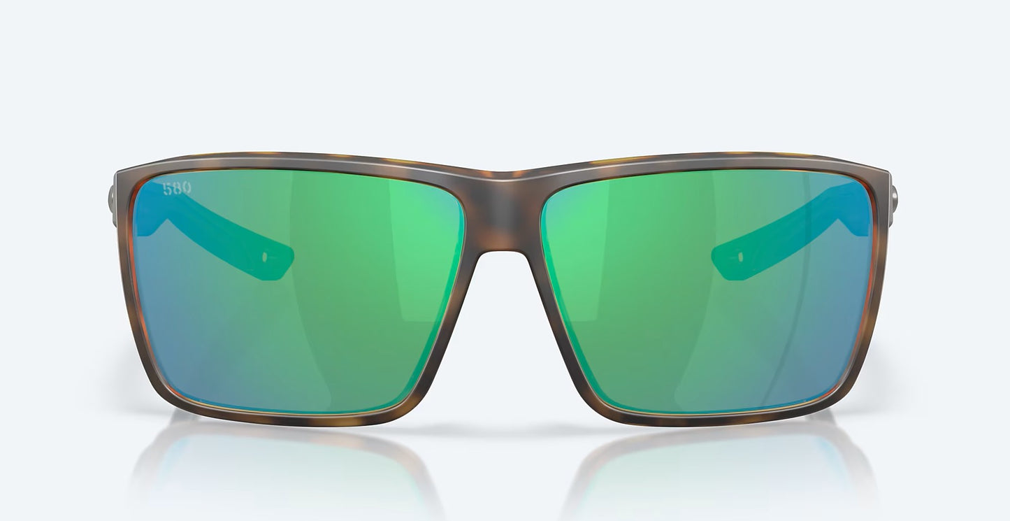 New Authentic Costa Sunglasses-Rincon II-Matte Tortoise/Green Mirror-580G