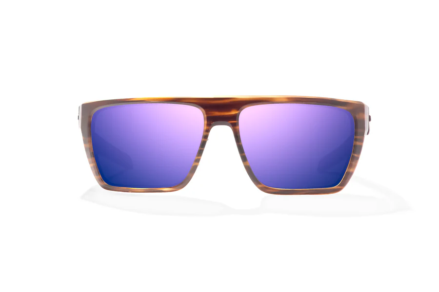 Bajio Zapata Sunglasses-XLarge-Brown Grass Matte/Violet Glass