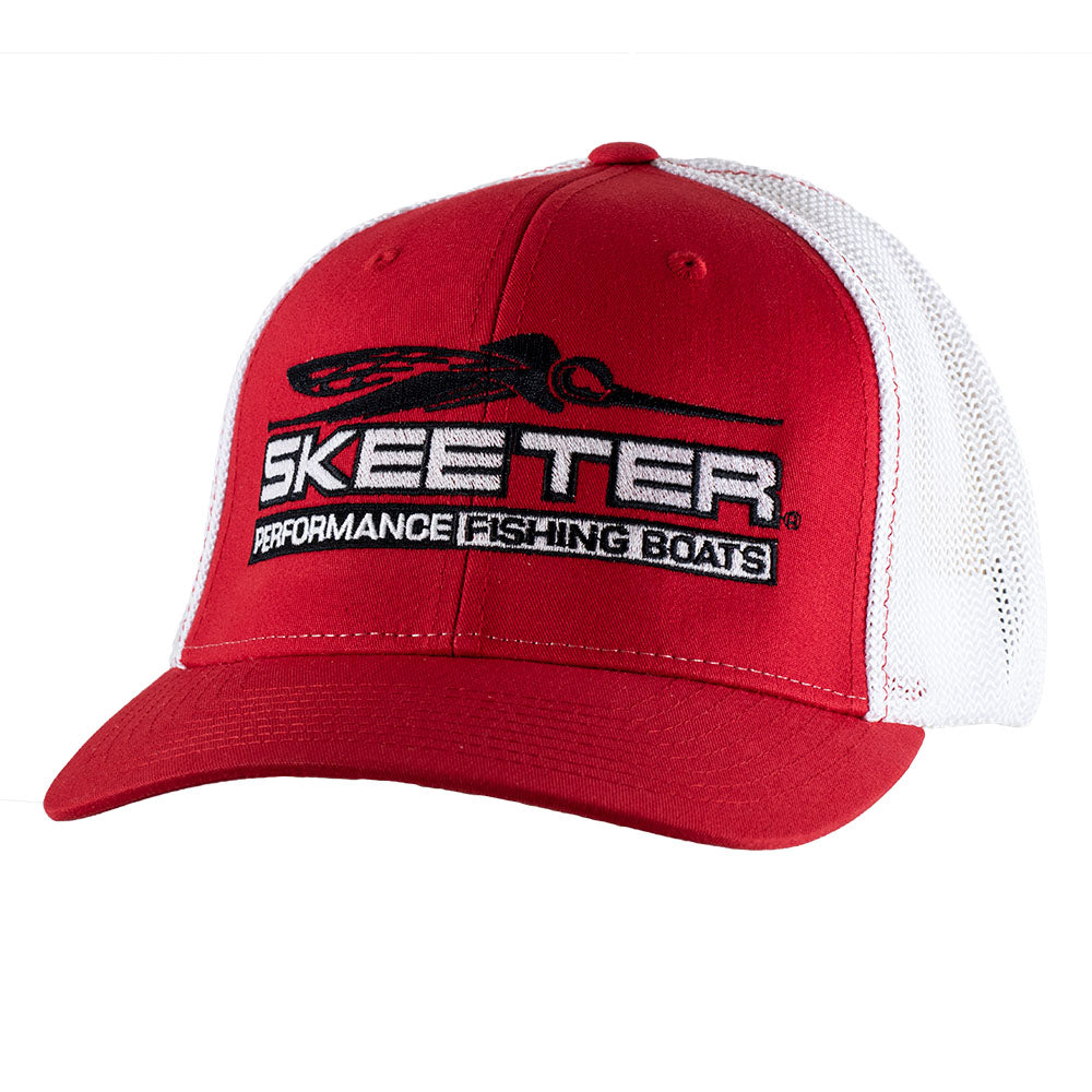 Front Red/ Team/ Back White Mesh Sm/ Med
